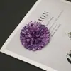 Simulación 6cm Pelota de Ping Pong Cabeza de Crisantemo Crisantemo de Mil Capas Flor Artificial Broche para Ropa DIY Accesorios para Tocados Decoración de Escena
