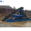Equipamento de Mineração de Ouro Aluvial em Rios Pequenos, Barco de Mineração de Ouro Totalmente Automático, Máquinas e Equipamentos de Barco de Mineração de Areia por Corrente de Baldes e Seleção de Ouro