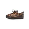 Tênis de Treino Alemão Infantil Versátil Retrô Chegadas Novas Outono 2026 Tênis Esportivo Antiderrapante Casual para Meninas Tênis de Skate com Estampa de Leopardo para Meninos