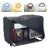 Ventas directas de fábrica Amazon 210D tela Oxford negro generador cubierta impermeable a prueba de viento a prueba de polvo cubierta protectora Oxford