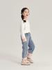 Otoño 2024 Nuevo Estampado de Mariposas Nuevo Estilo Chino Conjunto para Niñas Cómodo Top y Pantalones para Niñas Conjunto de Estilo Nacional