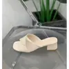 Nuevas Sandalias de Tacón Alto Negras sin Cierre Estilo Comercio Exterior Primavera Verano 2026 con Tacones Gruesos para Comercio Transfronterizo