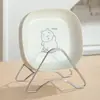 Prato de Osso de Peixe Fofo Japonês para Uso Doméstico Prato de Frutas Mesa de Jantar Prato de Descarte de Ossos Prato de Plástico para Ossos Sala de Estar Prato de Descarte de Ossos Prato de Restos