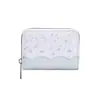 Cartera Nueva Estilo para Mujer Corta Linda Porta Tarjetas Caricatura Monedero de PU Gato de la Suerte Femenino Cartera para Estudiante Porta Tarjetas Purs