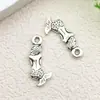 Accesorios para Joyería DIY Aleación de Zinc Corazón Estrella de Cinco Puntas Dijes Pendientes Hechos a Mano Collares Colgantes Venta Directa al Por Mayor desde el Fabricante