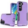 Capa de celular para o Samsung A14 5G 2 em 1 anti-queda com combinação de cores capa rígida tipo otter