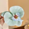 Grampo de Cabelo Flor Orquídea Borboleta Estilo Praia de Verão para Mulheres, Acessório de Cabelo para Férias na Beira-Mar, Ornamento de Cabelo para Sessão de Fotos Atmosférica