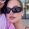 Gafas de sol reflectantes de mercurio estilo europeo y americano, tecnología futura Y2K, para mujer, para exteriores, ciclismo, piloto