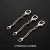 Cierre de Langosta Grande de Aleación con Cadena Llavero Colgante Cadena Colgante Accesorios Materiales para Hacer Joyería Al Por Mayor En Stock