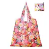 Bolsa de Compras Plegable, Nueva de Gran Capacidad, Bolsa Plegable Ecológica en Stock, Bolsa de Tote de Almacenamiento Plegable Portátil Impresa Creativa