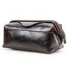 Bolsa de Viagem Portátil Black Angel com Múltiplos Compartimentos para Cabos de Dados, Celular, Cosméticos, Bolsa de Embreagem de Couro Anti-Magnética Rfid para Airtag
