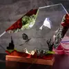 Lámpara Decorativa de Resina Transfronteriza Lámpara de Resina Pareja Dragón Negro y Dragón Blanco Lámpara de Resina Epoxi para el Hogar