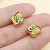 Contas Espaçadoras de Liga Estilo Chinês Sorte e Fortuna com Caractere "Fu", Lótus, Nó Chinês, Lingote de Ouro, Repolho Acessórios para Joias DIY Atacado