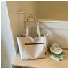 Bolsa Transversal Feminina Atacado Nova Bolsa Grande de Lona Feminina Casual Simples Bolsa Tote de Grande Capacidade Bolsa de Ombro Simples Tendência