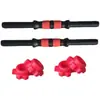 Barra de Mancuernas Ecológica Recubierta de Goma Conector Universal para Accesorios Barra de Mancuernas Equipo de Fitness para el Hogar Barra de Mancuernas de Alta Calidad