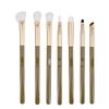 Set de 7 Pinceles para Maquillaje de Ojos Cangzhou Aguacate, Pincel Sombra de Nariz Media Luna, Pincel para Sombras de Ojos, Pincel Difuminador Corrector, Lana