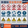 Señales de advertencia de seguridad contra incendios: Prohibido fumar, prohibido fuego abierto, peligros eléctricos, letreros de obra y taller, transfronterizo