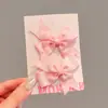 Pasador de Flequillo con Lazo de Lunares Dulces para Niña Pinza Superior Trasera Pinza para Cola de Caballo Tiara de Princesa Lindo