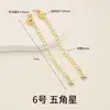 Cadena de extensión de acero de titanio, pulsera de perlas ajustable, cadena de extensión para collar, cadena para clavícula, cadena de cola, accesorios de cadena con cierre de langosta