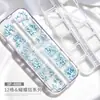 Acessórios para Unhas Laço Fita de Ballet Borboleta de Resina Acessórios de Unha Vestíveis Decoração Caixa com 12 Compartimentos
