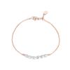 Colección de Pulseras de Diamante de Plata 925 Transfronterizas Europeas y Americanas Que No Se Desvanecen, Oro Real 18K Pulseras Versátiles de Lujo Accesible Venta al por Mayor Ui