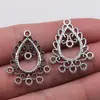 22x29mm 1.6g Prata Antiga Material DIY Acessórios Item Quente Transfronteiriço Conectores para Brincos
