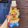 Baimao Original Cartonka Pibala Island Holiday Series Chaveiro de Pelúcia Pingente Fofo de Capivara para Mochila Feminina