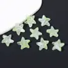 Contas de Vidro Coloridas em Formato de Estrela Contas Soltas Contas de Vidro de Estrela com Furos Retos para Pulseiras e Colares Artesanais DIY Acessórios