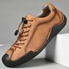 Primavera e Outono Novo Comércio Exterior Amazon Quente Casual ao Ar Livre Sapatos Polvo Couro ao Ar Livre Sapatos de Couro Masculinos