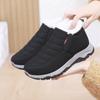 2025 Nuevos Zapatos de Algodón para Mujer de Invierno con Suela Gruesa Antideslizante y a Prueba de Frío, Cómodos y Casuales con Forro Polar, Zapatos de Madre Gruesos y Cálidos para Mujer