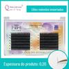 Qingdao Pingdu fábrica atacado 0,20 cabelo redondo enxerto cílios postiços comparação duro grosso plantio cílios AliExpress