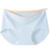 Ropa interior de verano fina para mujer, algodón puro, entrepierna de seda helada, sin costuras, transpirable, sexy, para chica, melocotón en el trasero, cintura media, bragas de triángulo