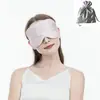 Máscara de Dormir de Seda Personalizada, Elástico de Cabelo, Bolsa de Armazenamento com Cordão, Máscara de Dormir de Seda, Máscara de Olhos de Seda de Amora Sem Pressão, Máscara de Olhos Bloqueadora de Luz