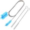 Cepillo de Resorte Cepillo para Limpieza de Tuberías en Forma de U Cepillo de Cerdas Cepillo para Limpieza de Agujeros Pasantes Venta Directa del Fabricante Cepillo Limpiador Magnético Popote