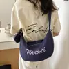 Bolsa de Lona para Mujer 2026 Nueva de Moda Casual para Clase Viajes al Trabajo Bolso de Hombro Bolso Tote de Gran Capacidad Bolso Cruzado