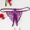 Lencería Sexy para Mujer, Tentadora Ropa Interior Sexy de Encaje para Mujer, Festival Mariposa Abierto para Adultos Pantalones T, Tanga