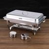 Estufa de Acero Inoxidable para Calentamiento de Alimentos en Hoteles y Restaurantes, Estufa de Buffet con Compartimentos, Estufa de Alcohol, Estufa de Buffet de Acero Inoxidable