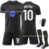 Modelo No 2526. 10 Jersey Messi Barcelona Jersey Mamba Negro No. Conjunto de Uniforme de Fútbol 14 Rashford Yamal