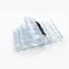 Puerta de vidrio de oficina comercial sin perforaciones reforzada antiadherente con rayas cortina divisoria de aire acondicionado parabrisas cortina de puerta de PVC anti-mosquitos