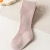 Calcetines para Niños 2026 Otoño/Invierno Nuevo Estilo Terciopelo Plus Raya Vertical Lisos Medias para Niñas Pantalones Cálidos de Terciopelo Fino Pantalones para Bebé