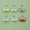 Acrílico Cor Sólida Colorido Laço Contas Soltas DIY Colar Pulseira Grampo de Cabelo Joias Gravata Borboleta Material de Contas