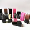 Produto Novo Tubo de Batom 2026: Tubo Vazio de Batom Quadrado Degradê, Tubo Vazio de Batom Preto Fosco 3,5ml, Fábrica de Materiais de Embalagem para Cosméticos
