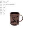 Taza de dos colores con asa de Ciervo Flamenco Crisantemo al por mayor lunares boca para beber enjuague bucal Suministro RS-201471