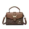 Bolso Pequeño Versátil con Estampado Floral, Estilo Lujo Vintage, Nuevo Modelo 2025 para Mujer, Bolso para Mamá de Mediana Edad, de Hombro Único o Cruzado