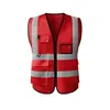 Colete Refletivo Roupa de Trabalho Proteção de Segurança no Trânsito Canteiro de Obras Texto Impresso Gerenciamento Noturno Saneamento Construção Roupa Refletiva