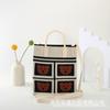 Bolsa de Mão Popular em Cores Contrastantes, Bolsa Transversal Elegante e Simples, Bolsa de Ombro Grande Capacidade para o Dia a Dia, Bolsa de Crochê Personalizada