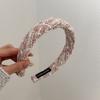 Coreia do Sul Novo estilo elegante Chanel esponja headband alto crânio superior francês retro bandana larga borda todos os jogos de cabeça para sair