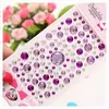 Pegatinas Hechas a Mano para Niños, Pegatinas de Diamantes, Pegatinas Brillantes de Diamantes, Pegatinas de Acrílico de Cristal, Pegatinas Educativas, Pegatinas de Corazón, Estéreo