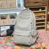 Mochila para meninas do ensino fundamental, design estiloso e minimalista, grande capacidade, adequada para alunos do ensino fundamental das séries três a seis, e também para alunos do ensino médio