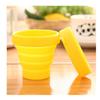 Vaso de agua plegable para viajes al aire libre, vaso de silicona para enjuague bucal, mini vaso de agua retráctil para viajes, vaso plegable de compresión portátil
